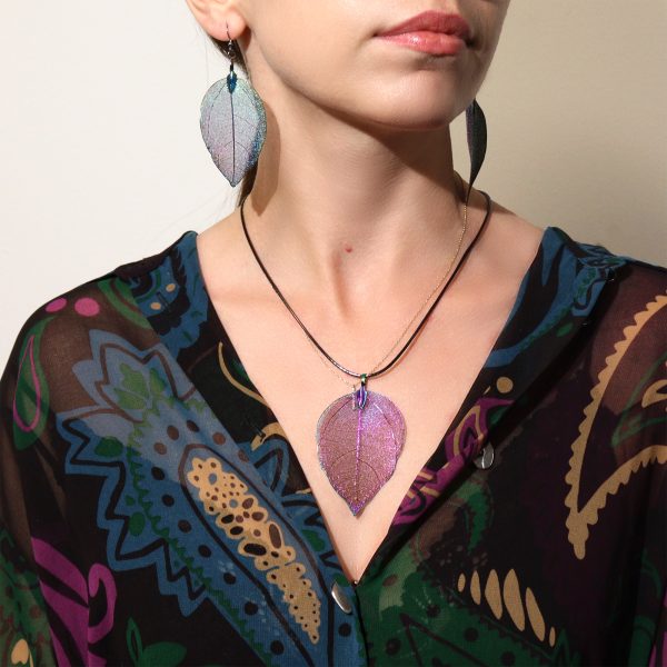 Earrings - Bravery Leaf - Multicoloured - Image 3