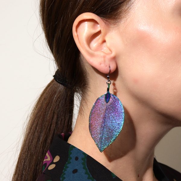 Earrings - Bravery Leaf - Multicoloured - Image 4