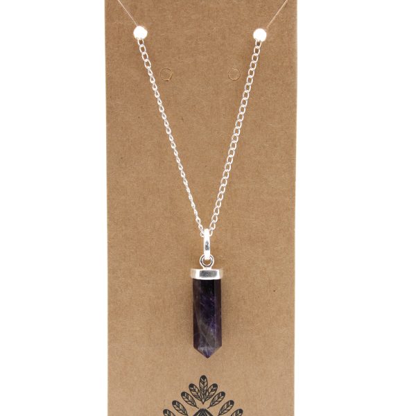 Gemstone Classic Point Pendant - Amethyst - Image 3