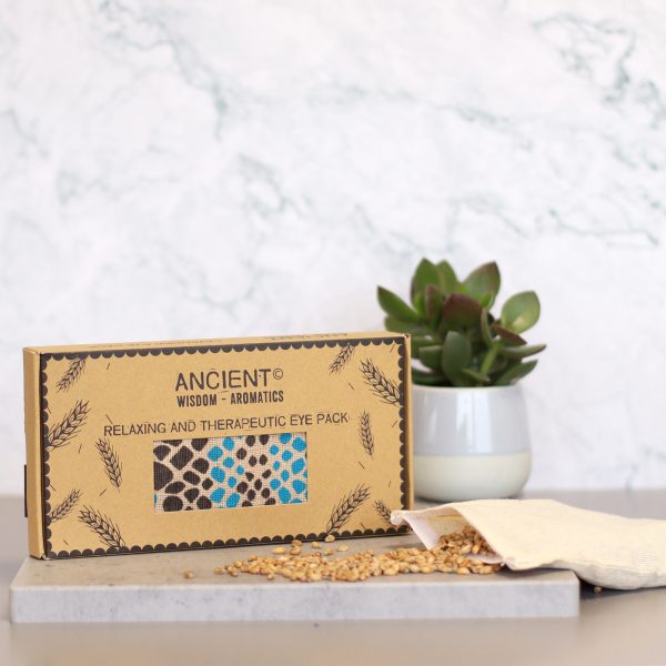 Lavender Natural Cotton and Juco Eye Pillow in Gift Box - Blue Viper - Image 4