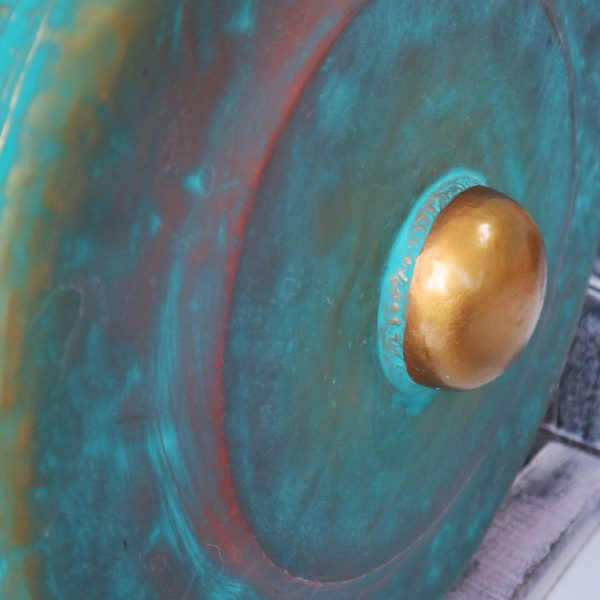 Medium Gong in Stand - 35cm - Greenwash - Image 2