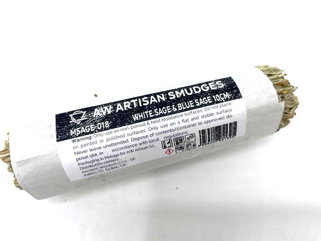 Smudge Stick - White Sage & Blue Sage 10cm - Image 2