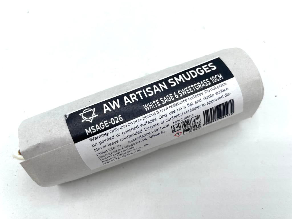 Smudge Stick - White Sage & Sweetgrass 10cm - Image 2