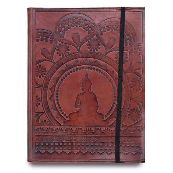 Medium Notebook with strap - Tibetan Mandala - Image 2