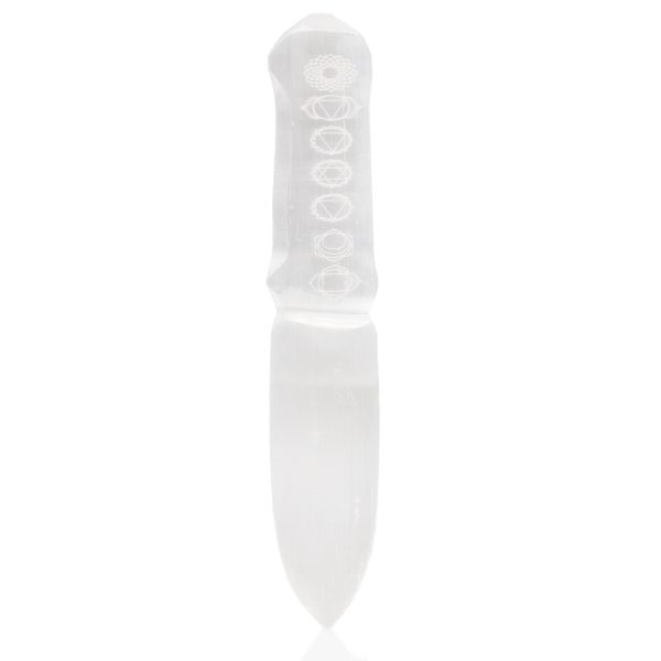 Selenite Ritual Knife - Chakra - Image 2
