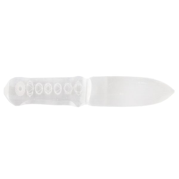 Selenite Ritual Knife - Chakra - Image 3