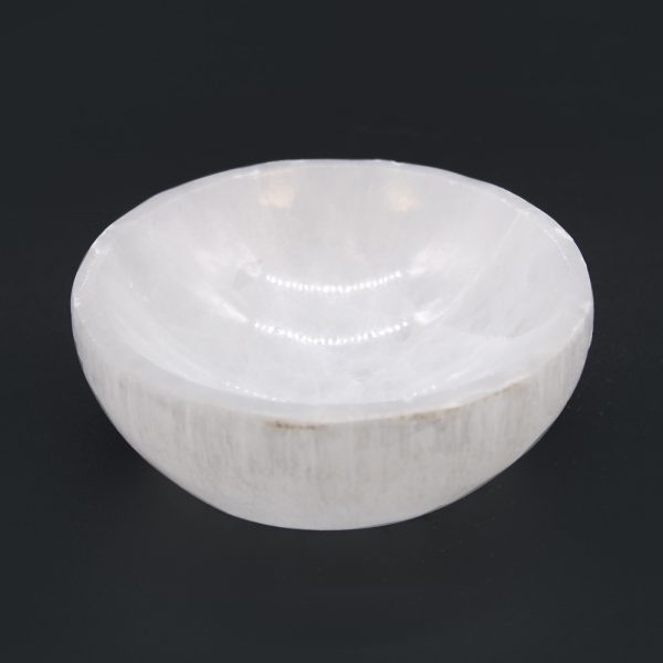 Selenite Round Bowl - 10cm - Image 3