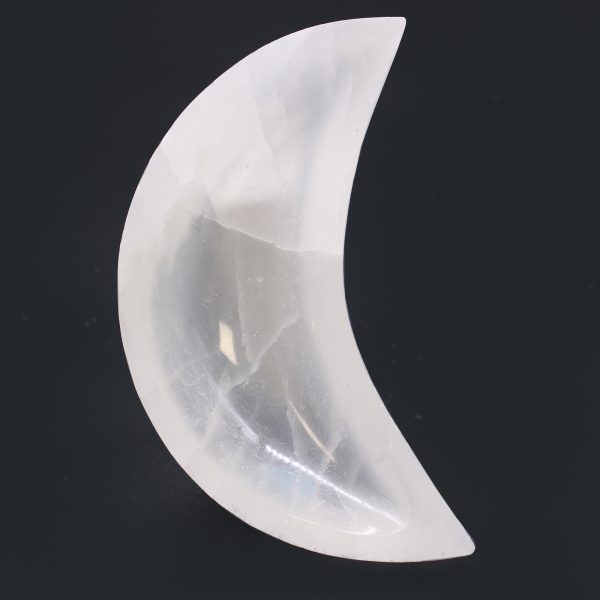 Selenite Moon Bowl - 15cm - Image 2