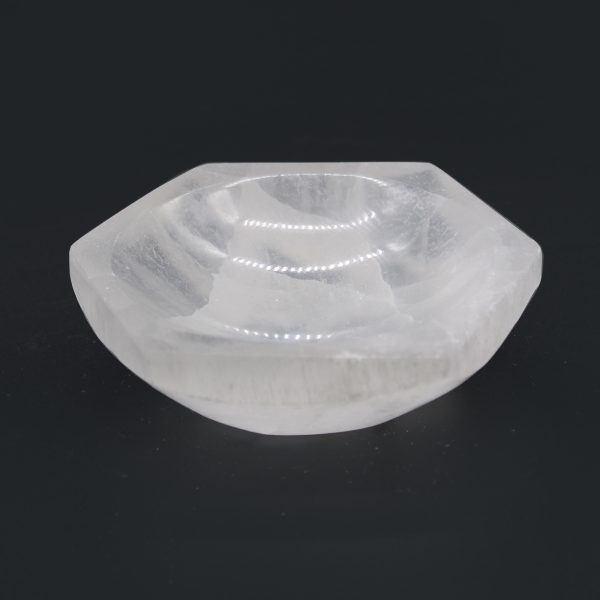 Selenite Hex Bowl - 10cm - Image 3