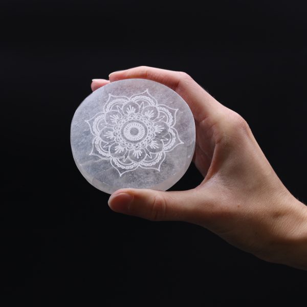 Small Charging Plate 8cm - Mandala Design - Image 2