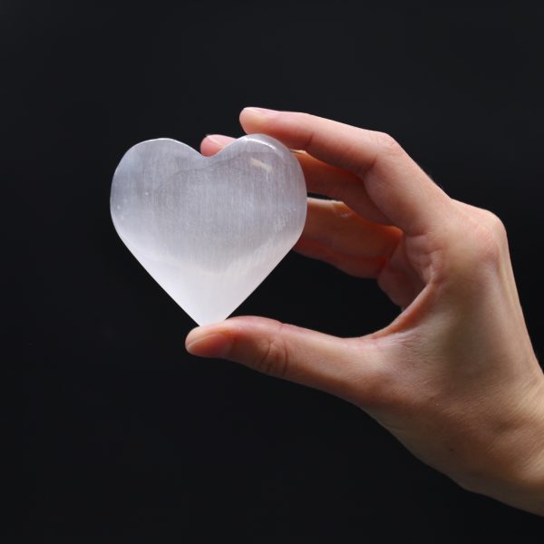 Selenite Heart - 7-8cm - Image 3