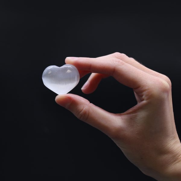 Selenite Heart - 3-4cm - Image 3
