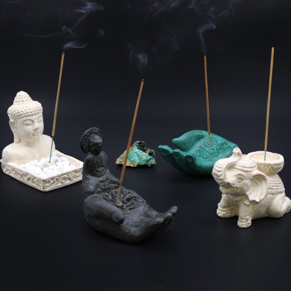 Elephant Incense & Candle Holder (cream) - Image 2