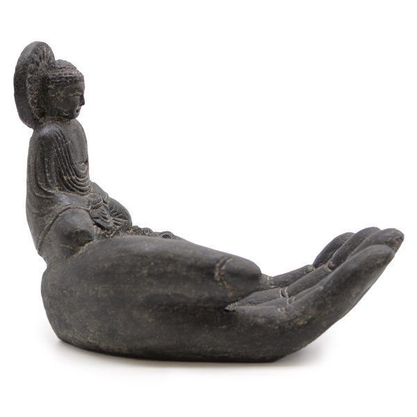 Buddah & Hand Incense Burner (black) - Image 3