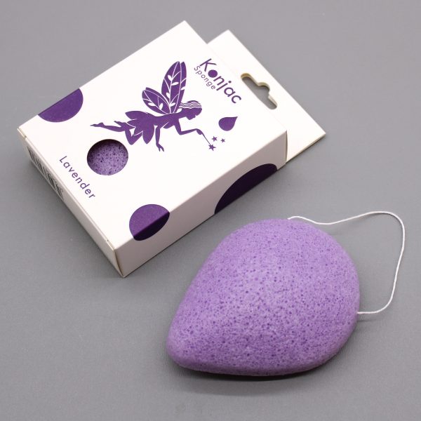Teardrop Konjac Sponge - Lavender - Calming - Image 2