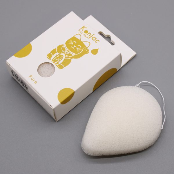 Teardrop Konjac Sponge - Natural - Sensitive skin - Image 2