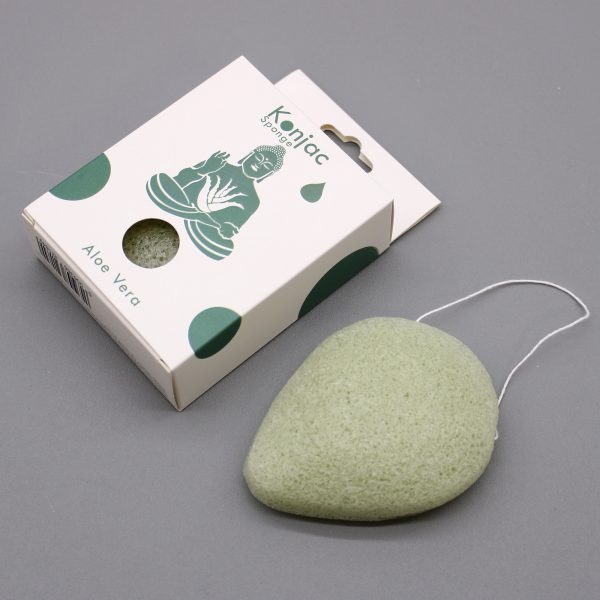 Teardrop Konjac Sponge - Aloe Vera - Healing - Image 2