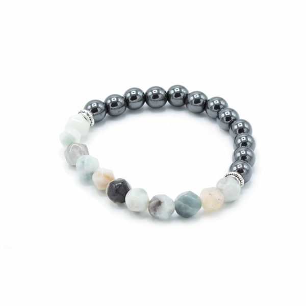 Faceted Gemstone Bracelet - Magnetic Mountain Jade - Image 3