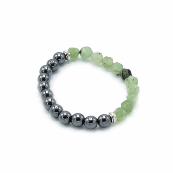 Faceted Gemstone Bracelet - Magnetic Jade - Image 2