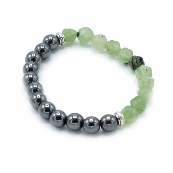 Faceted Gemstone Bracelet - Magnetic Jade - Image 4