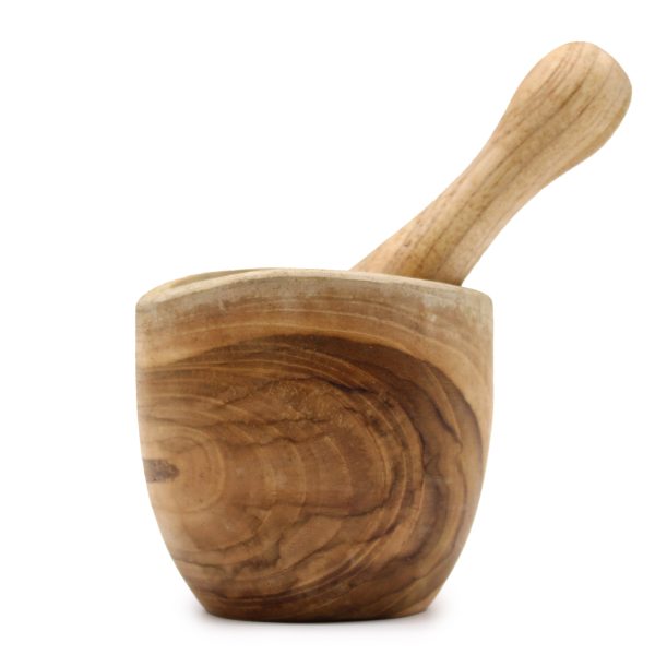 Ergo Teak Pestal & Morter Small - Image 3