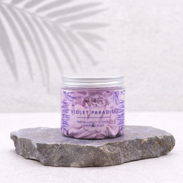 Parma Violet Whipped Soap 120g - Image 4