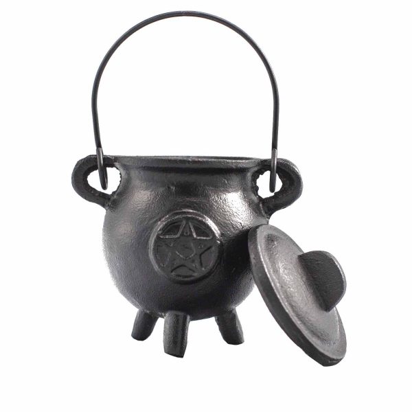 Cast Iron Cauldron with Pentagon 6.5x13cm - Image 2