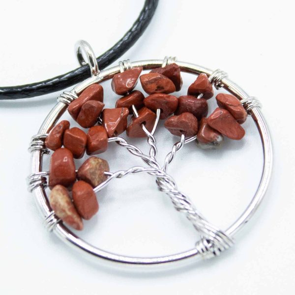 Tree of Life Pendant - Red Jasper - Image 4
