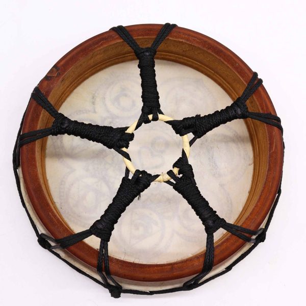 Chakra Shamanic Drum with Sticks - 25cm - Image 4