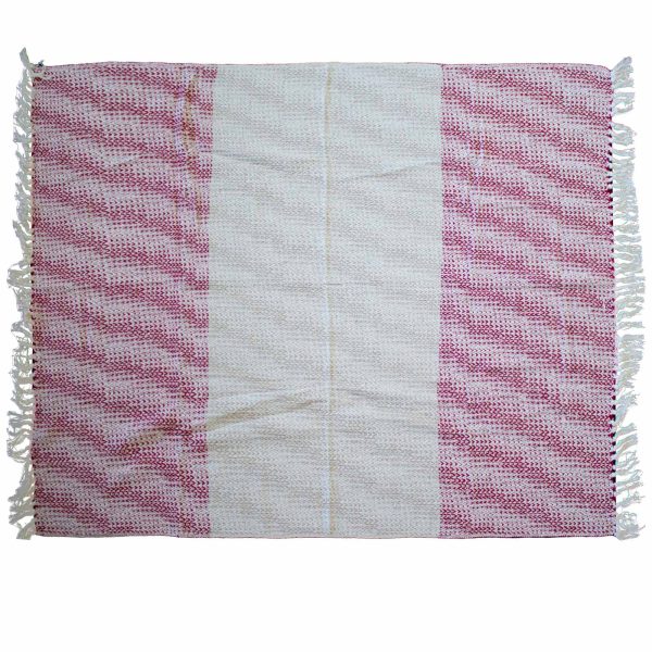 Boho Comfort Throws - 125x150cm - Ruby Two Tone - Image 3