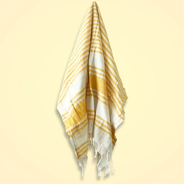 Hamman Spa Towel - Sunrise Yellow - 90x170cm - Image 3