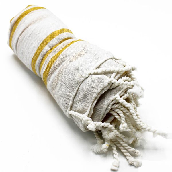 Hamman Spa Towel - Sunrise Yellow - 90x170cm - Image 2