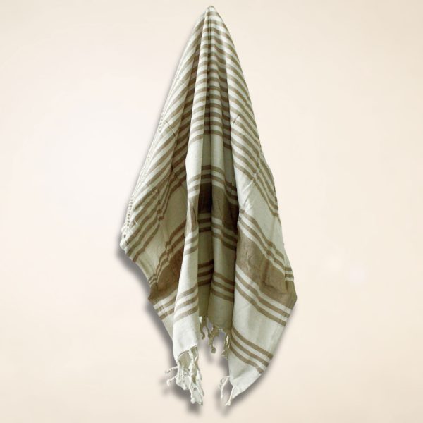 Hamman Spa Towel - Sand- 90x170cm - Image 2