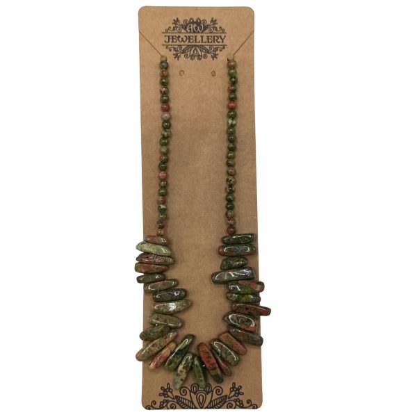 Longstone Gem Necklace - Unakite - Image 3
