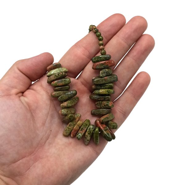 Longstone Gem Necklace - Unakite - Image 4