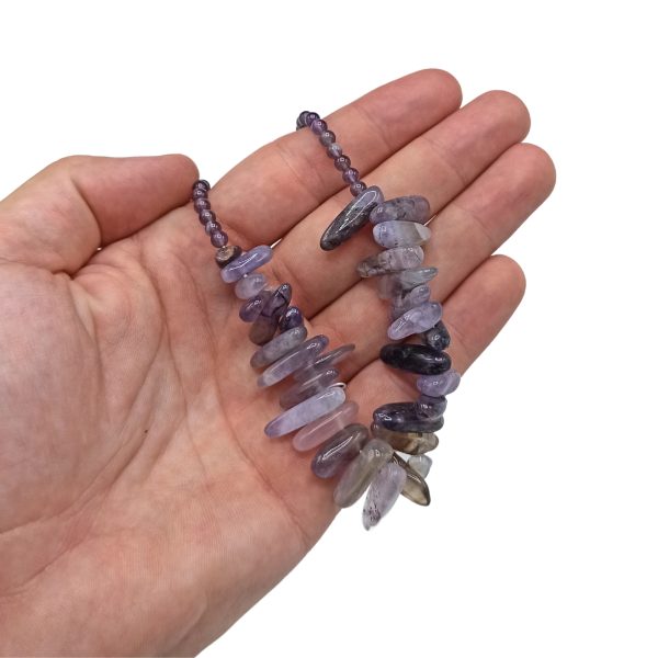 Longstone Gem Necklace - Amethyst - Image 4