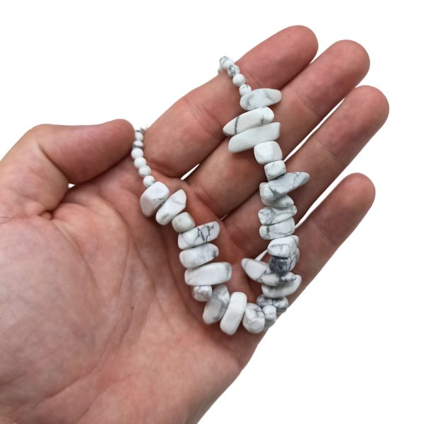 Longstone Gem Necklace - White Jasper - Image 2