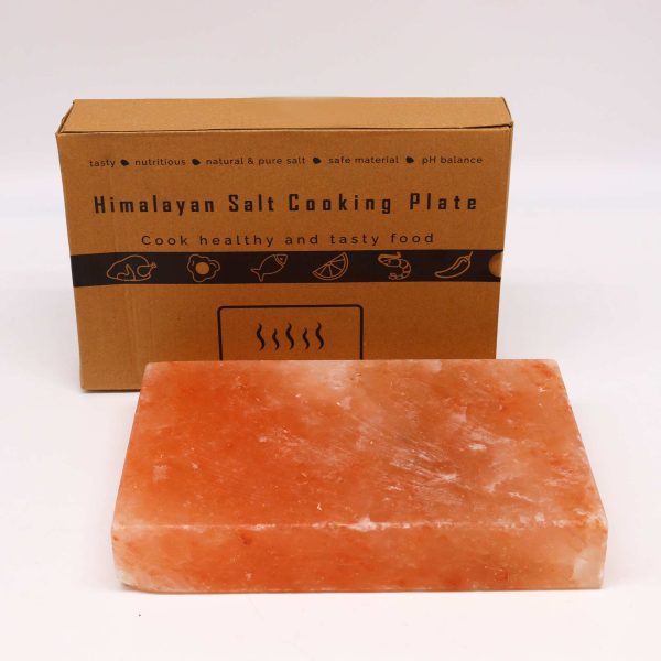Himalayan Salt Cooking Plate - Rectangle - 30x20x5cm - Image 3