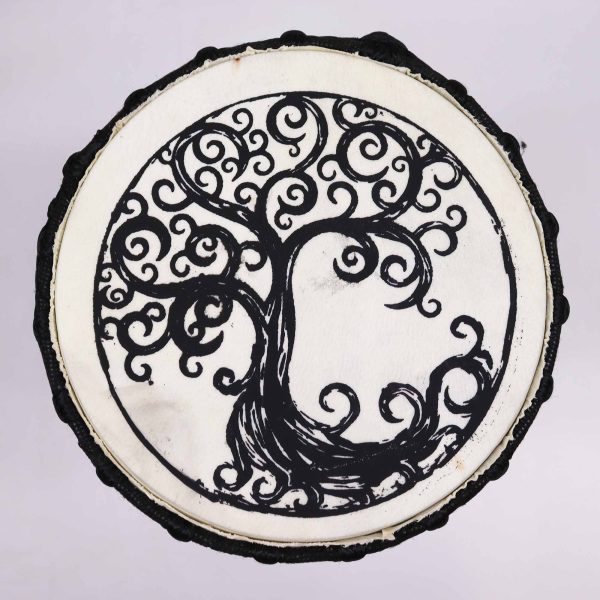 Tree of Life Wide Top Djembe Drum - 18cm - Image 2