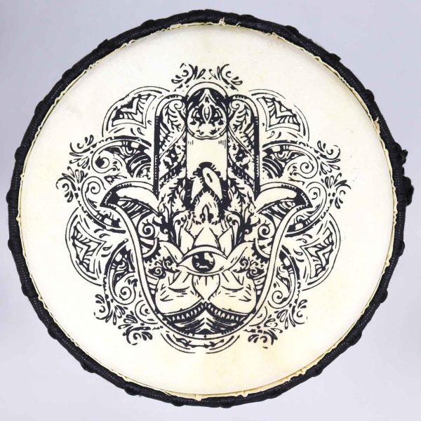 Hamsa Wide Top Djembe Drum - 22cm - Image 2