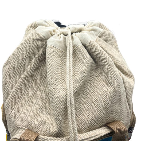 Tiedye Hemp Large Square Backpack - Image 3