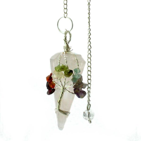 Magic Pendulum - Seven Chakra - Rose Quartz - Image 2