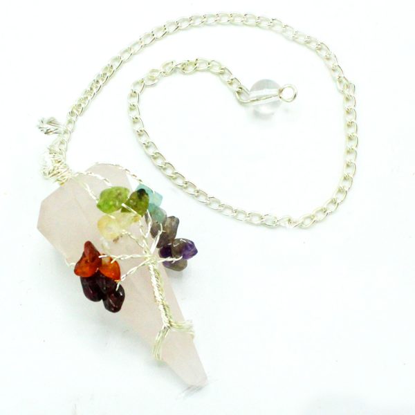 Magic Pendulum - Seven Chakra - Rose Quartz - Image 3