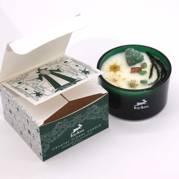 Hop Hare Crystal Magic Flower Candle - The Magician - Image 2