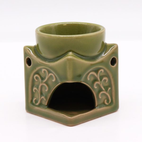 Square Buddha Burner - Light Jade - Image 3