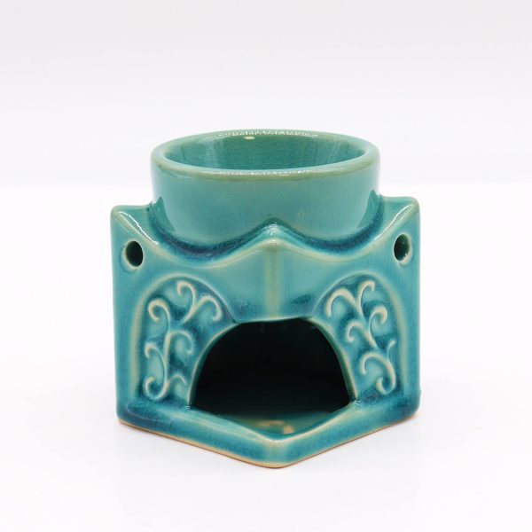 Square Buddha Burner - Soft Turquoise - Image 3