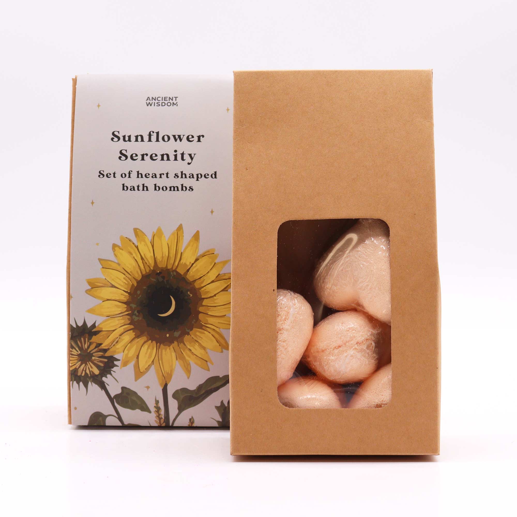 Sunflower Serenity Bath Heart Gift Set - Image 3