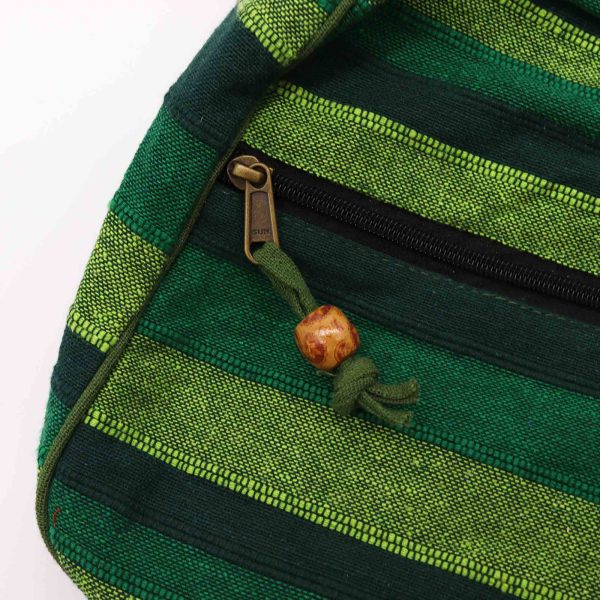 Lrg Nepal Sling Bag (Adjustable Strap) - Forest Green - Image 2