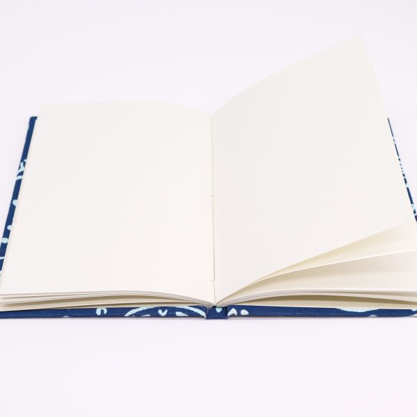 Cotton Bound Notebooks 20x15cm - 96 pages - Indigo Fish - Image 2