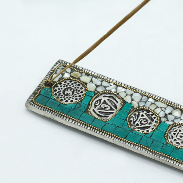 Seven Chakra Tibetan Decor Incense Holder - Image 3
